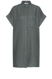 by-bar |  Linen dress Hella | black | Picture 1