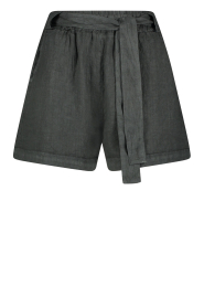 by-bar |  Linen short June | black | Picture 1
