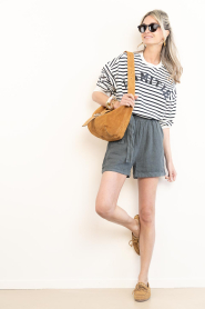 by-bar |  Linen short June | black | Picture 4
