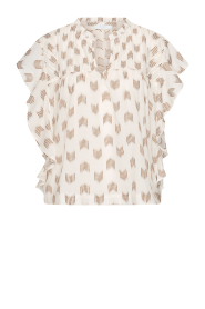 by-bar |  Top with embroidery Danee | natural | Picture 1