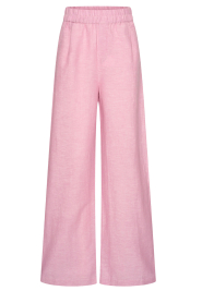 by-bar |  Linen blend pants Benji | pink | Picture 1