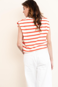 by-bar |  Sleeveless striped top Diede | red | Picture 10