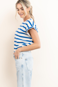 by-bar |  Striped T-shirt Tobi | blue | Picture 9