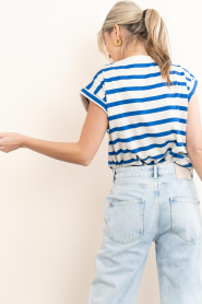 by-bar |  Striped T-shirt Tobi | blue | Picture 10