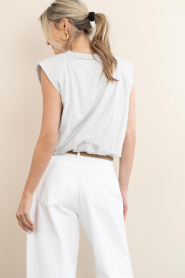 by-bar :  Sleeveless top Nilou | grey - img9