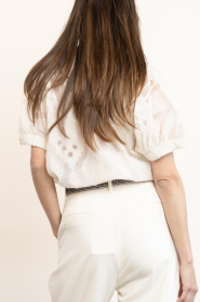 by-bar :  Jacquard top Mabel | natural - img8