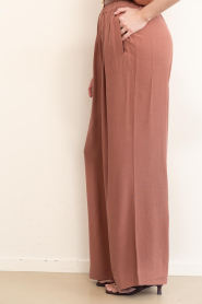 by-bar |  Viscose wide leg trousers Benji | red | Picture 5