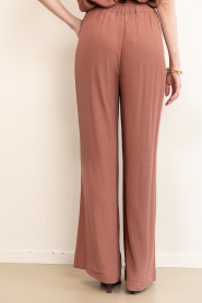 by-bar |  Viscose wide leg trousers Benji | red | Picture 6