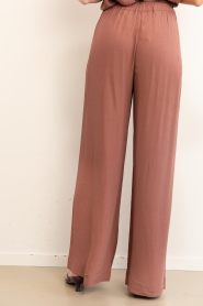 by-bar |  Viscose wide leg trousers Benji | red | Picture 7