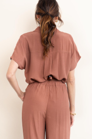 by-bar |  Viscose blouse Barley | red | Picture 8