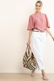 by-bar :  Barrel jeans Begum | white - img4