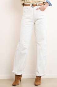 by-bar :  Pants with elastic waistband Izzy | natural - img6