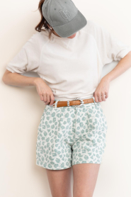 by-bar |  Washed leopard print short June | animal print | Picture 5