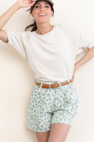 by-bar |  Washed leopard print short June | animal print | Picture 6