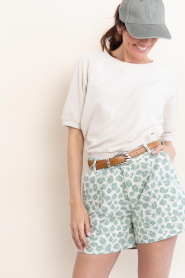 by-bar |  Washed leopard print short June | animal print | Picture 7