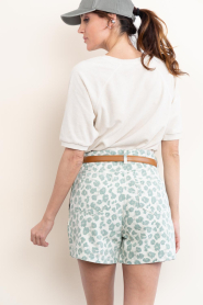 by-bar |  Washed leopard print short June | animal print | Picture 9