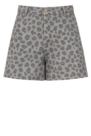 by-bar |  Washed leopard print short June | animal print