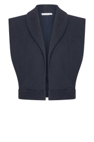by-bar |  Jacquard waistcoat Suzie | dark blue | Picture 1