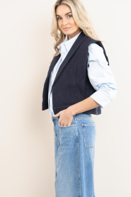 by-bar |  Jacquard waistcoat Suzie | dark blue | Picture 7