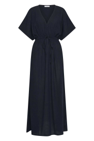 by-bar |  Viscose mix maxi dress Long | dark blue