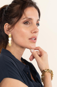 by-bar :  Gold plated earrings Eva | gold - img2