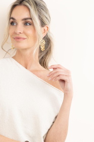 by-bar :  Gold plated earrings Aurora | gold - img2