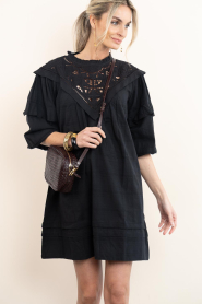 by-bar :  Braided leather bag Kelsey | brown - img4