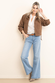 Alter Ego |  Suede  jacket Fallon | camel | Picture 3