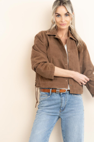Alter Ego |  Suede  jacket Fallon | camel | Picture 5