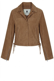 Alter Ego |  Suede  jacket Fallon | camel