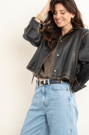 Alter Ego |  Vintage leather jacket Fallon | brown | Picture 8