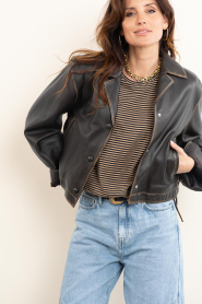 Alter Ego |  Vintage leather jacket Fallon | brown | Picture 10