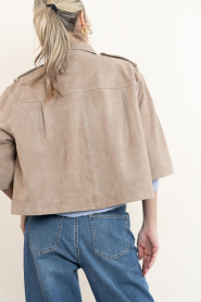 Alter Ego :  Suede blouse/jacket Nala | camel - img9