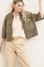 Alter Ego :  Suede blouse/jacket Nala | green - img5