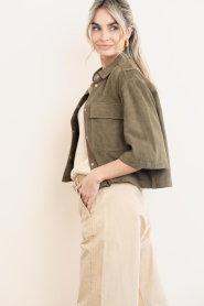 Alter Ego :  Suede blouse/jacket Nala | green - img7