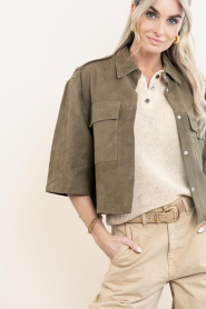 Alter Ego :  Suede blouse/jacket Nala | green - img9