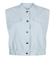Aaiko |  Waistcoat with elastic waistband Olivia | blue | Picture 1