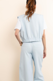 Aaiko |  Waistcoat with elastic waistband Olivia | blue | Picture 8