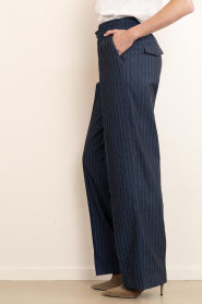 Aaiko |  Pinstripe trousers Esila | dark blue | Picture 5