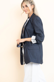 Aaiko |  Pinstripe blazer Brynn | dark blue | Picture 6