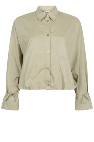 Aaiko |  Blouse with elastic waistband Mikkie | green