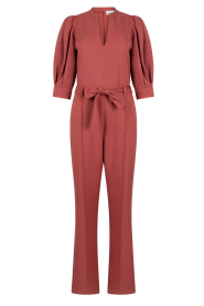 Aaiko |  Jumpsuit with bow belt Hellen | red | Picture 1