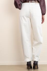 Aaiko :  Barrel jeans Sacha | white - img8
