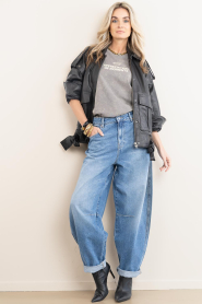 Aaiko :  Barrel jeans Sacha | blue - img2