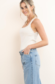 Aaiko |  Ribbed top Zena | natural | Picture 7