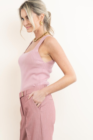 Aaiko |  Ribbed top Zena | pink | Picture 7
