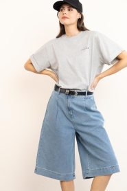 Aaiko |  Denim bermuda short Inaya | blue | Picture 4