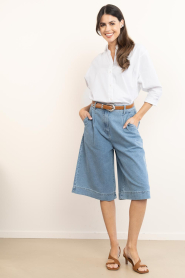 Aaiko |  Denim bermuda short Inaya | blue | Picture 9