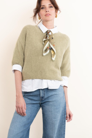 Aaiko |  Soft sweater Lani | dark green | Picture 2