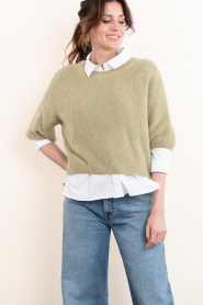 Aaiko |  Soft sweater Lani | dark green | Picture 6